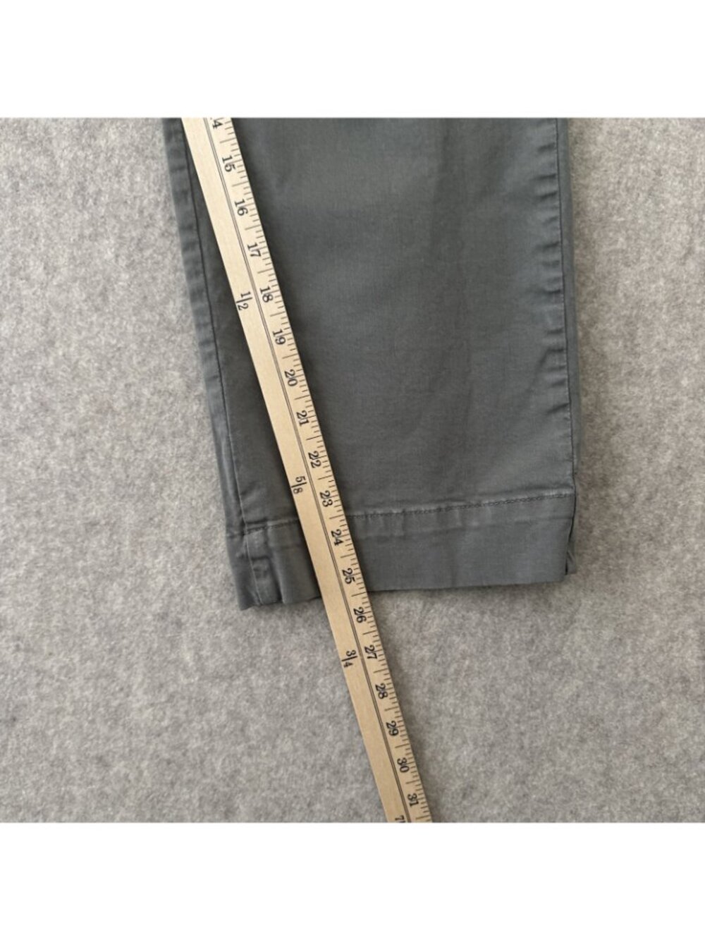 Marine Layer Bridget Wide Leg Crop Pants Womens 4 Slate Gray Cotton Stretch - Picture 10 of 16